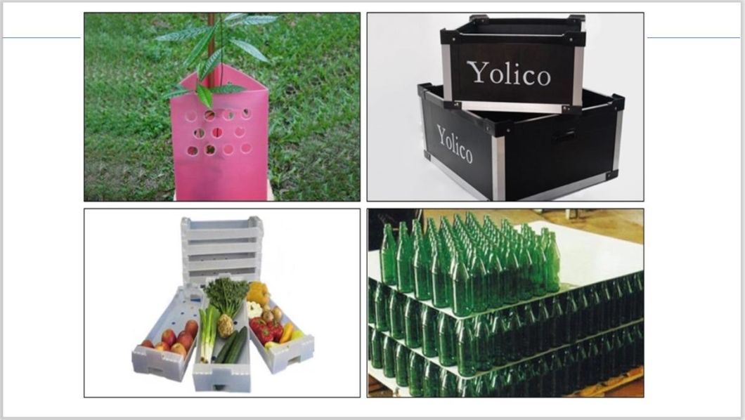 Polypropylene Corrugated Plastic Corflute Coroplast Plastic Divider Sheet