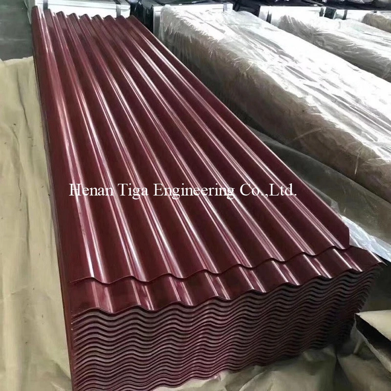 Ral Color Coated PPGI Corrugated Metal Roofing Sheets Panels