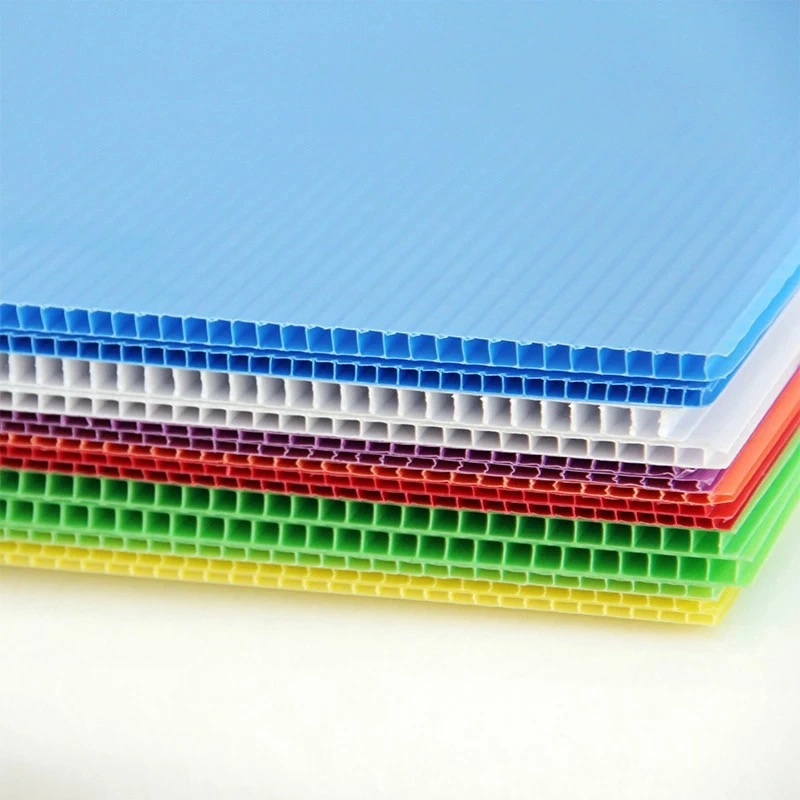 PP Polypropylene Corrugated Plastic Sheet Coroplast PP Hollow Sheet Slot