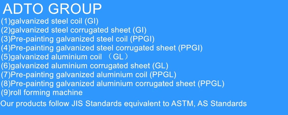 Adto Coated Iron Corrugated Iron Sheets in Bulk