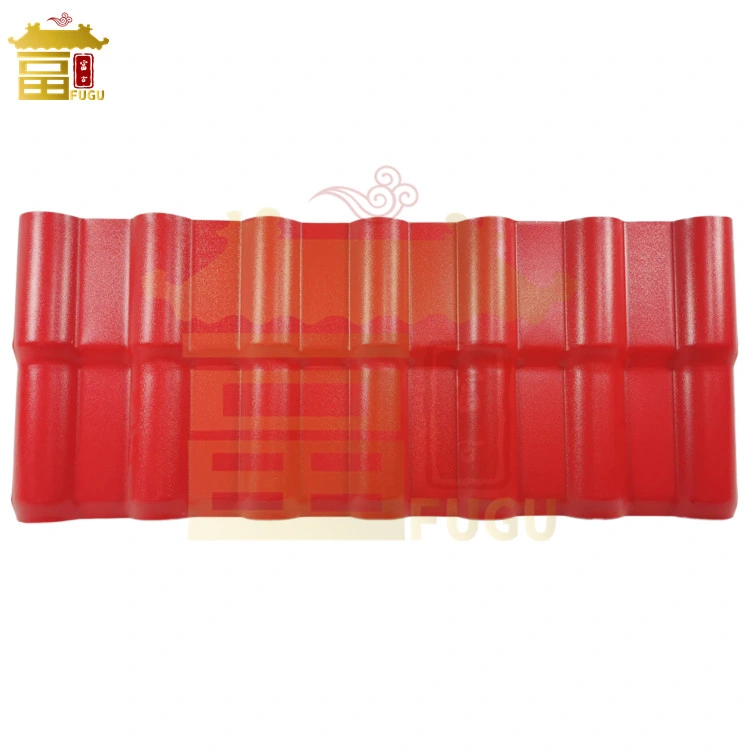 ASA Corrugated Plastic Roof Tile Coated Synthetic Resin Sheet Anti-aging Roof Sheet