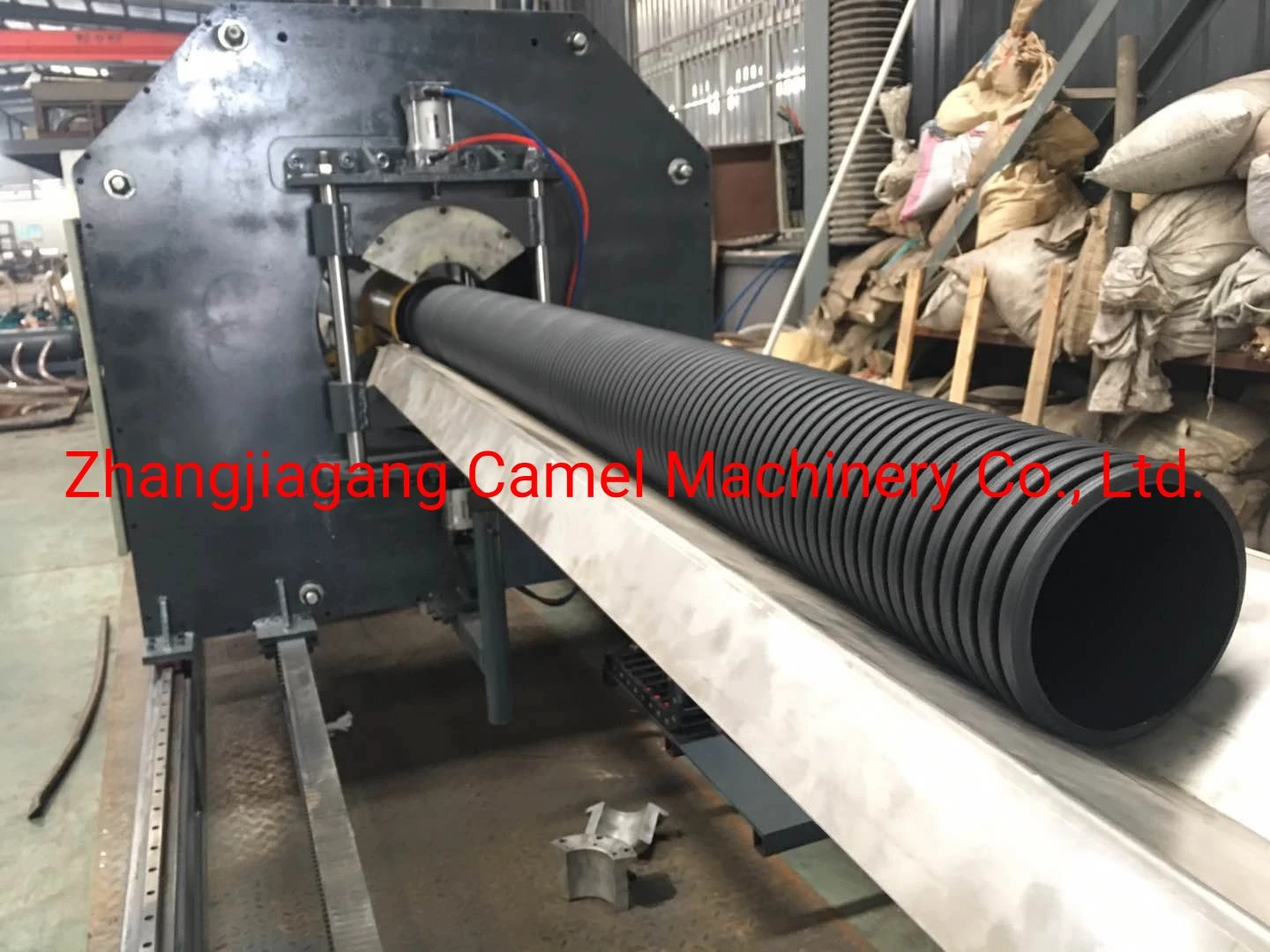 Automatic Double Wall Corrugated Plastic Pipe Extrusion Line