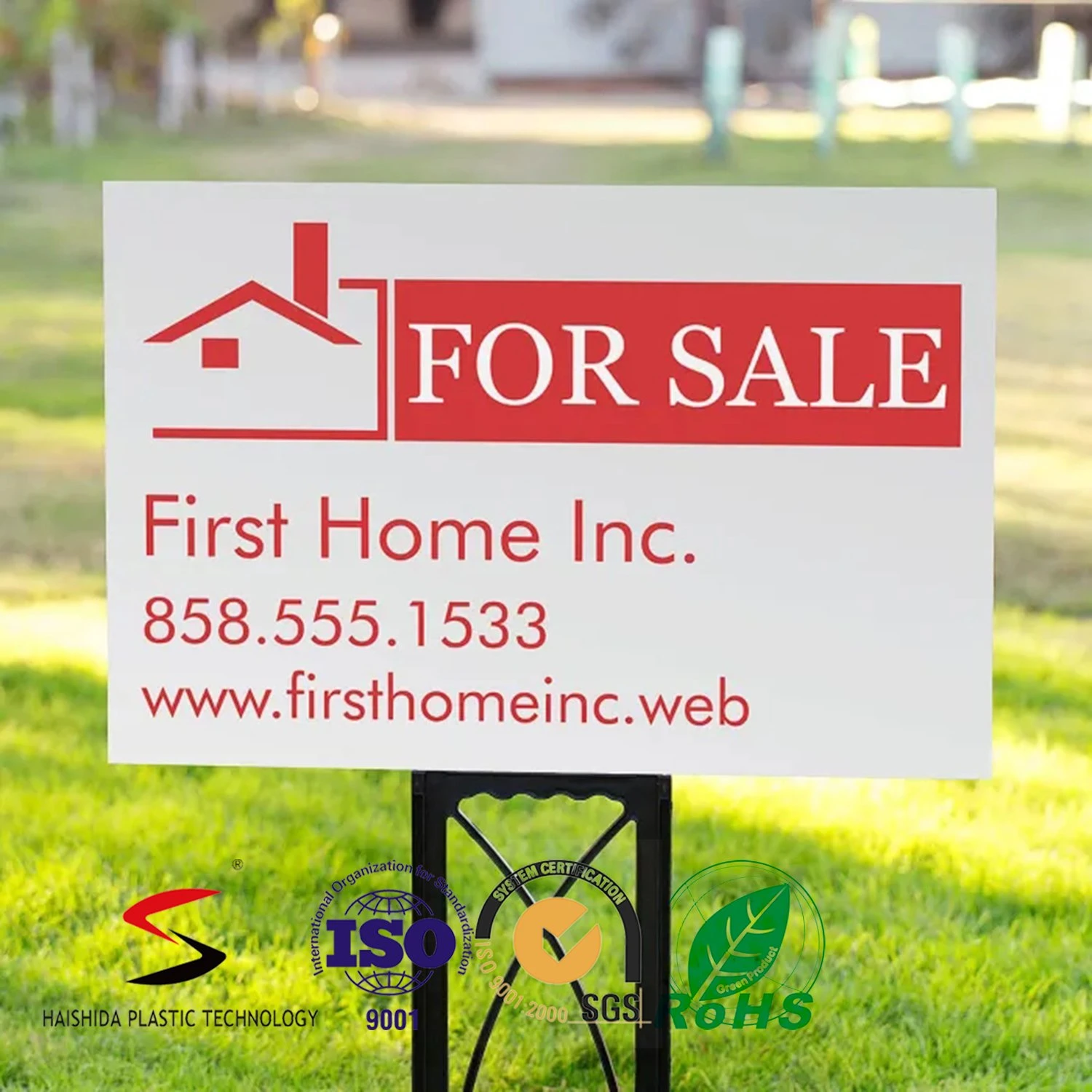 PP Coroplast Corrugated Plastic Yard Sign 18X24