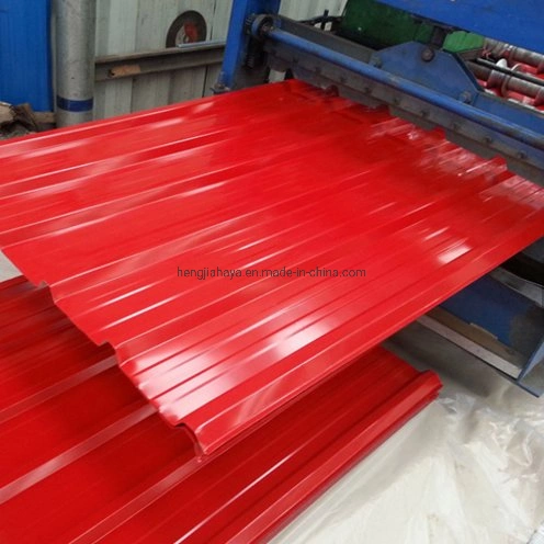 PPGI Corrugated Metal Roofing Sheet/Galvanized Steel Coil Painted Corrugated Gi Colored Roofing Sheet/Plate