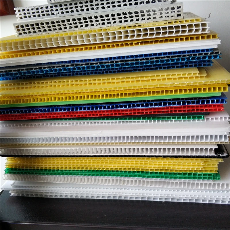 PP plastic hollow advertising board UV treatment corrugated plastic board