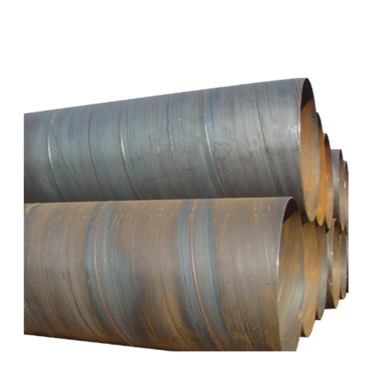 Large diameter corrugated SSAW carbon spiral welded steel pipe