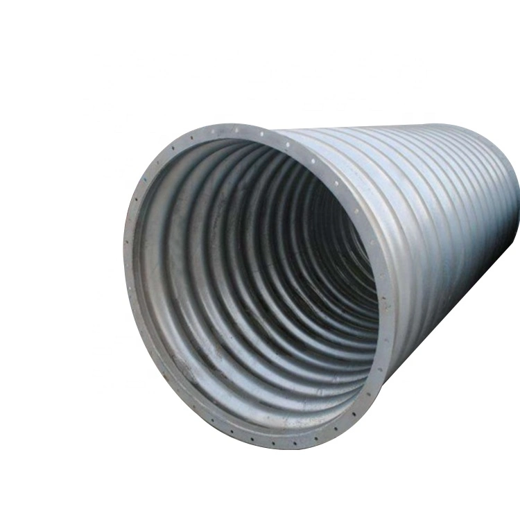 Galvanized corrugated culvert is economical and convenient