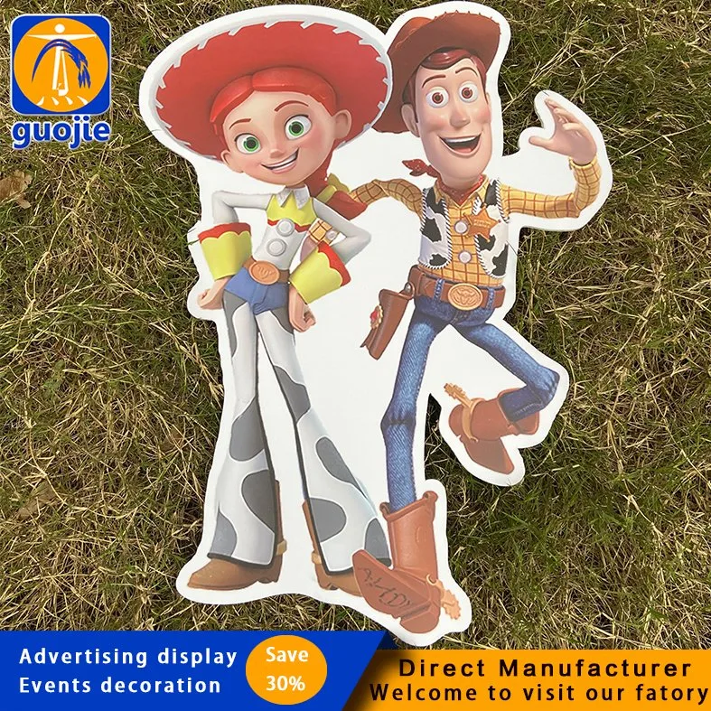 Outdoor Corflute Yard Sign Corrugated Coroplast Plastic Sign with Stake