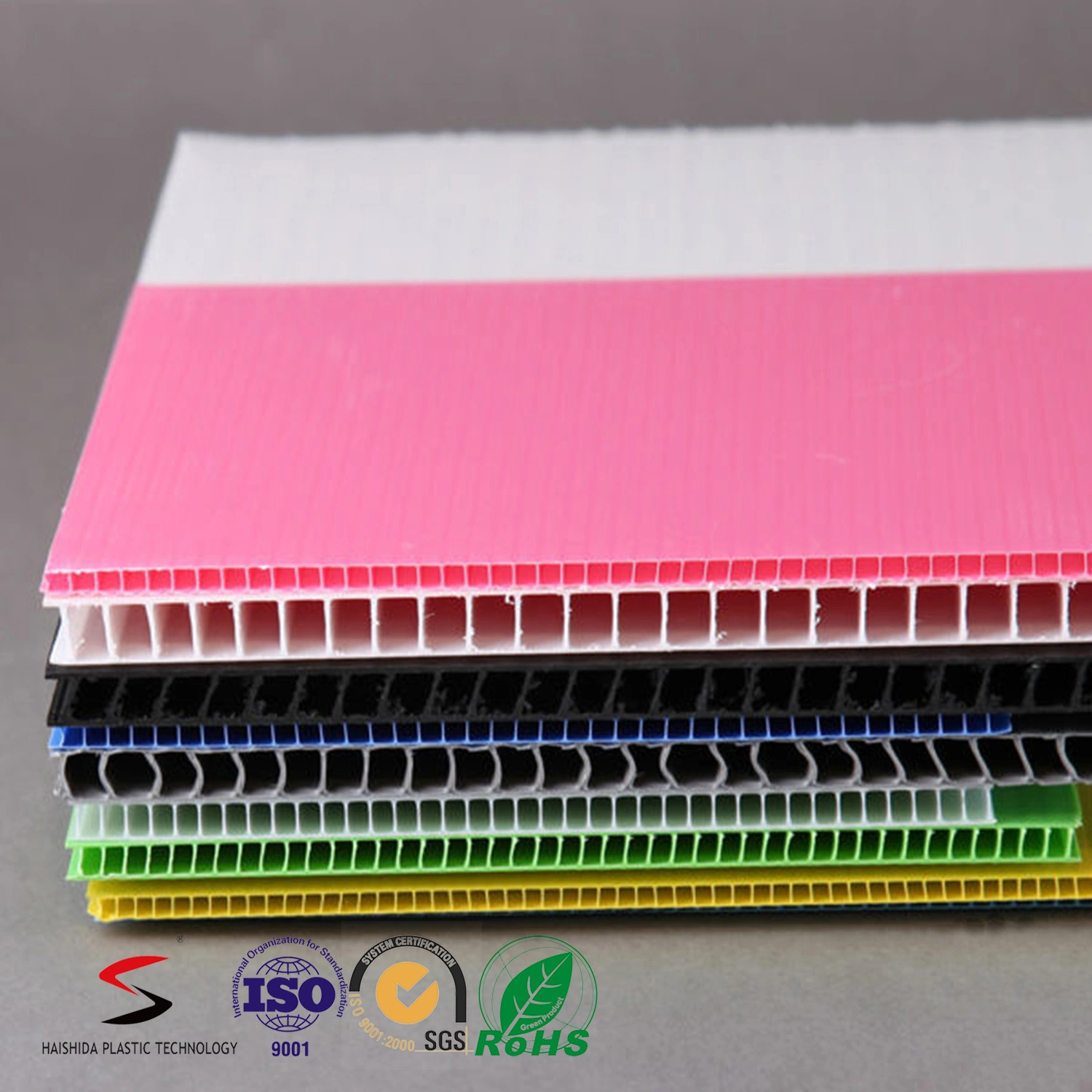 PP Double Wall Corrugated Plastic Sheet Correx Coroplast Corflute Sheet Strip Printing