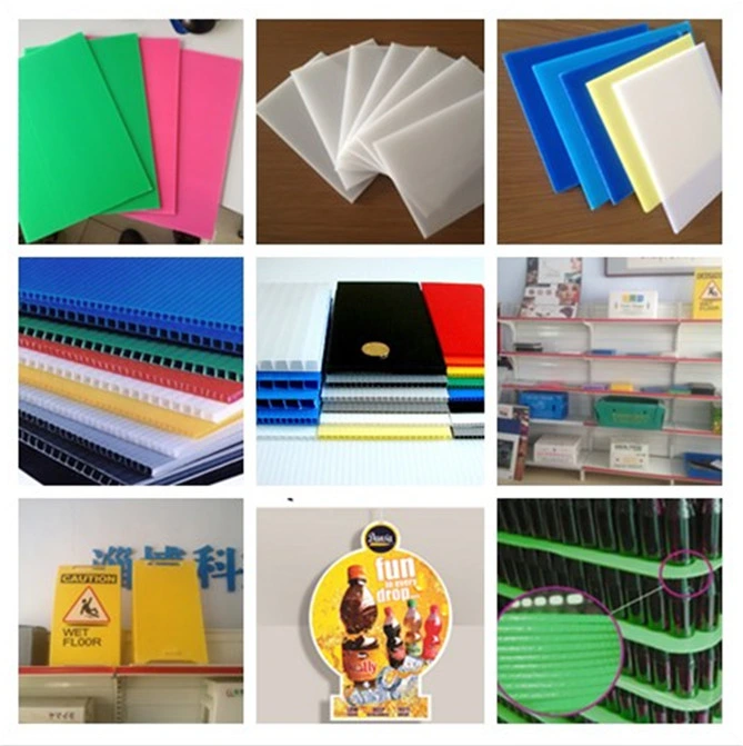PP Corrugated Coroplast Plastic Sheet Polypropylene Corrugated Board
