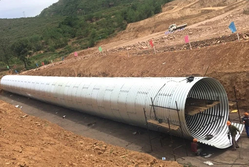 Galvanized Steel Corrugated Pipe Metal Corrugated Culvert