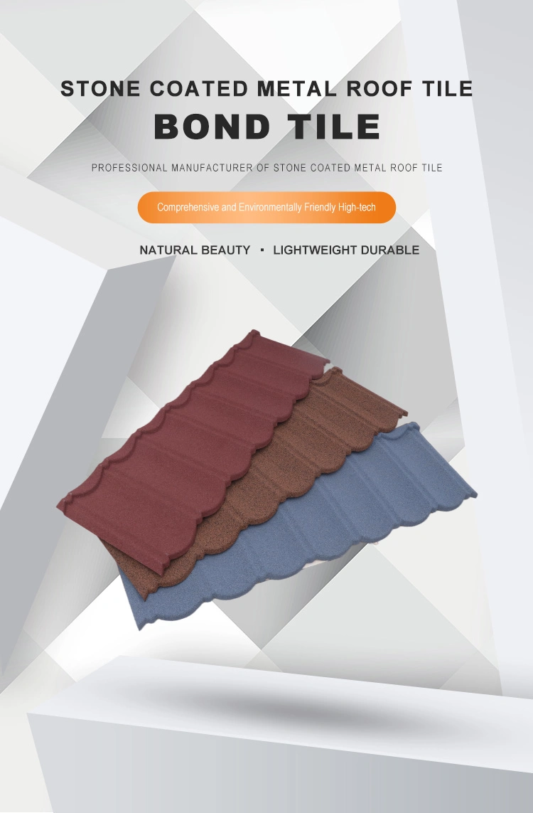 Building Material Corrugated Roofing Stone Coated Roof Tile Sheets in Ghana