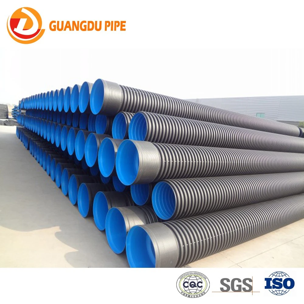 800mm culvert pipe HDPE double wall corrugated pipe