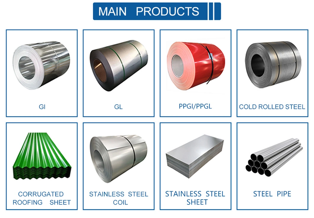 3/6/12 Waves Color Coated Galvanized Corrugated Steel Sheet / Gi / PPGI Roofing Plate