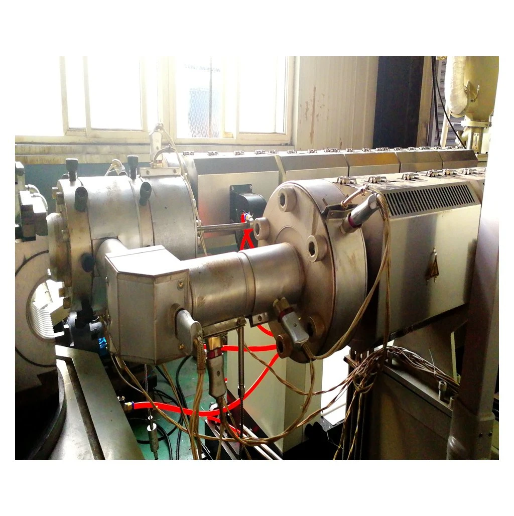 PVC HDPE Plastic Corrugated Dwc Corrugated Pipe Extruder