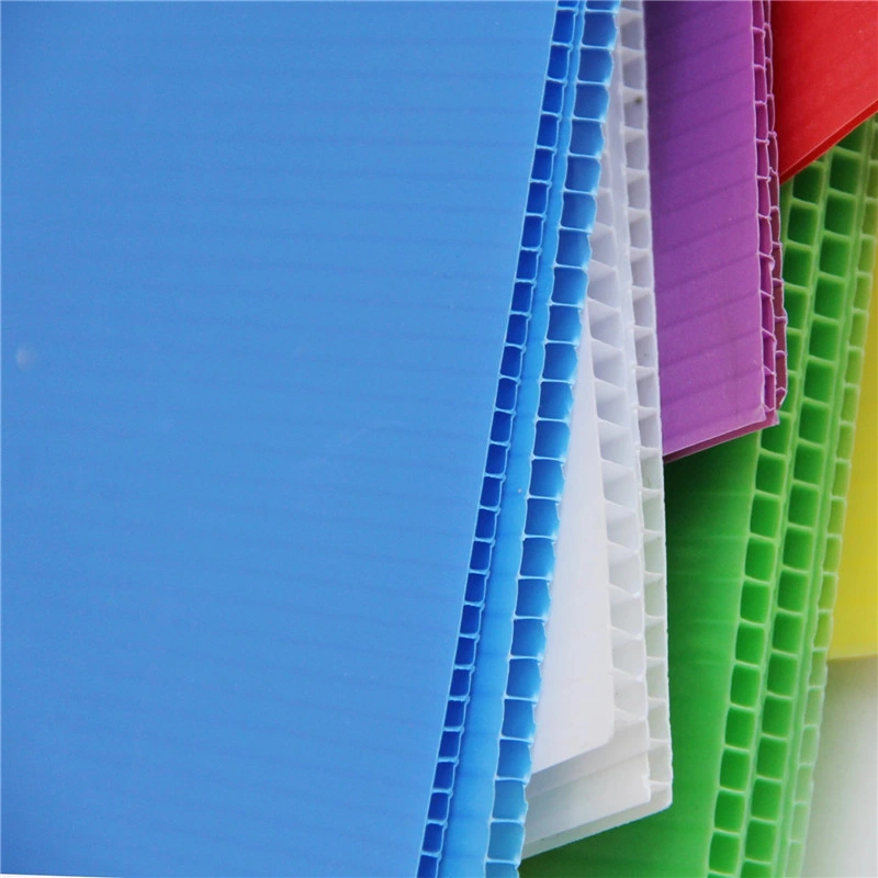 PP Hollow Coroplast Polypropylene Sheet 4X8FT Corrugated Plastic Sheet
