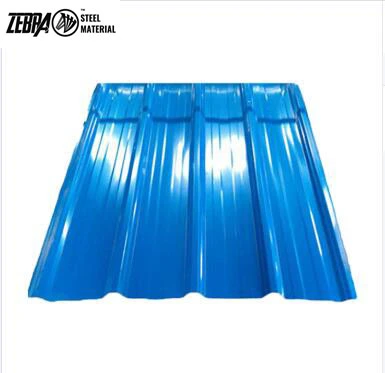 Prepainted Zinc Alloy Coated Corrugated Steel Metal Roof Sheet Ghana Corrugated Roof Sheet