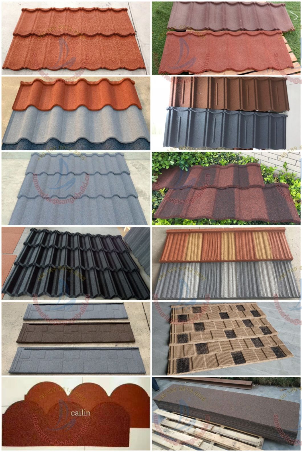 Easy Installing Building Material Plastic Roofing Sheet Type Clay Roof Tile Design Temple Rooftop