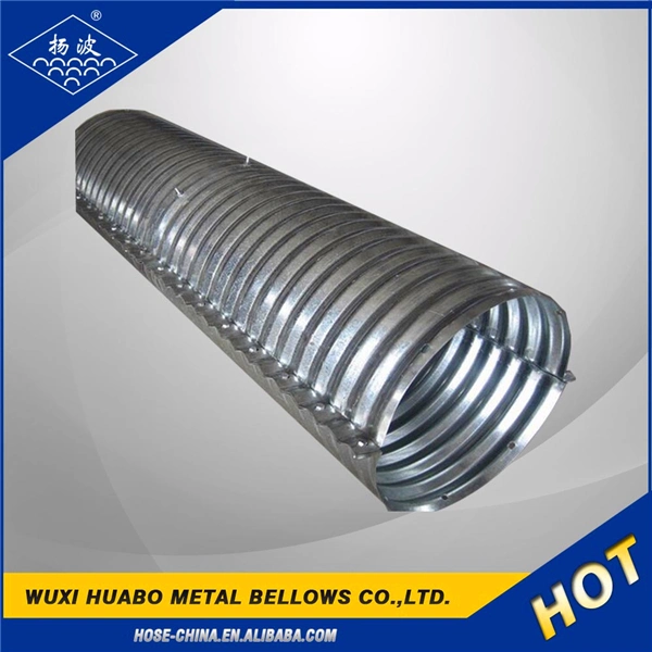 Steel bellows culvert pipe