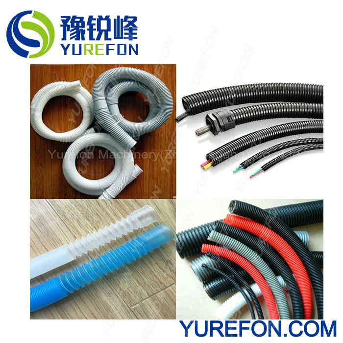 Rainwater drainage pipe plastic extruder, double wall corrugated pipe production line