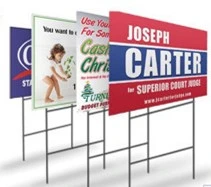 UV Resistant, Framed, Carona Treated Coroplast Outdoor Yard Sign Board