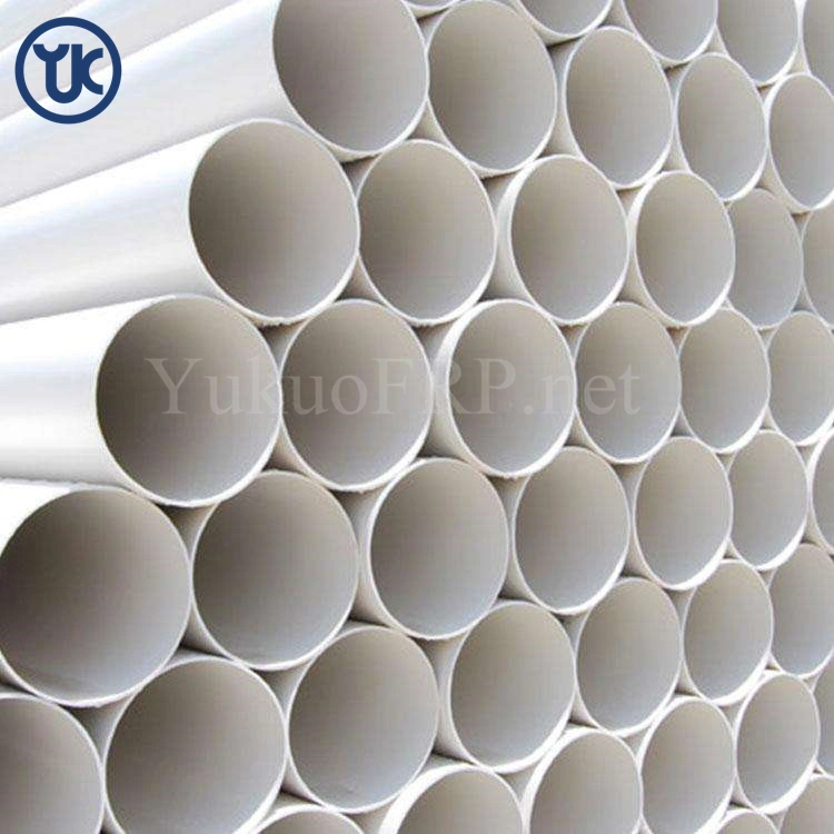 White Plastic 12 16 20 Inch Diameter PVC Water Supply and Drainage Pipe