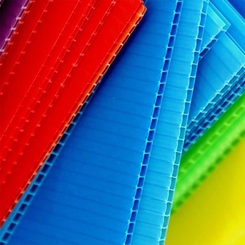 Coroplast PP PC plastic fluted polypropylene hollow board for floor covering