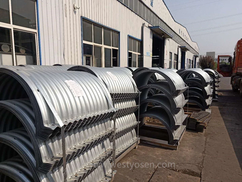 10 Foot Diameter Galvanized Corrugated Metal Steel Pipe Arch Culvert Pipe