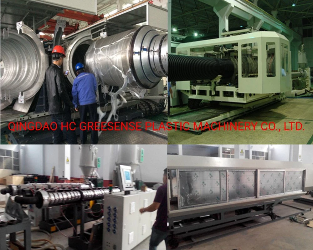 Hc Greesense Plastic Double Wall Corrugated Pipe Extruder/PE Dwc Pipe Extruder/PE Plastic Extruder