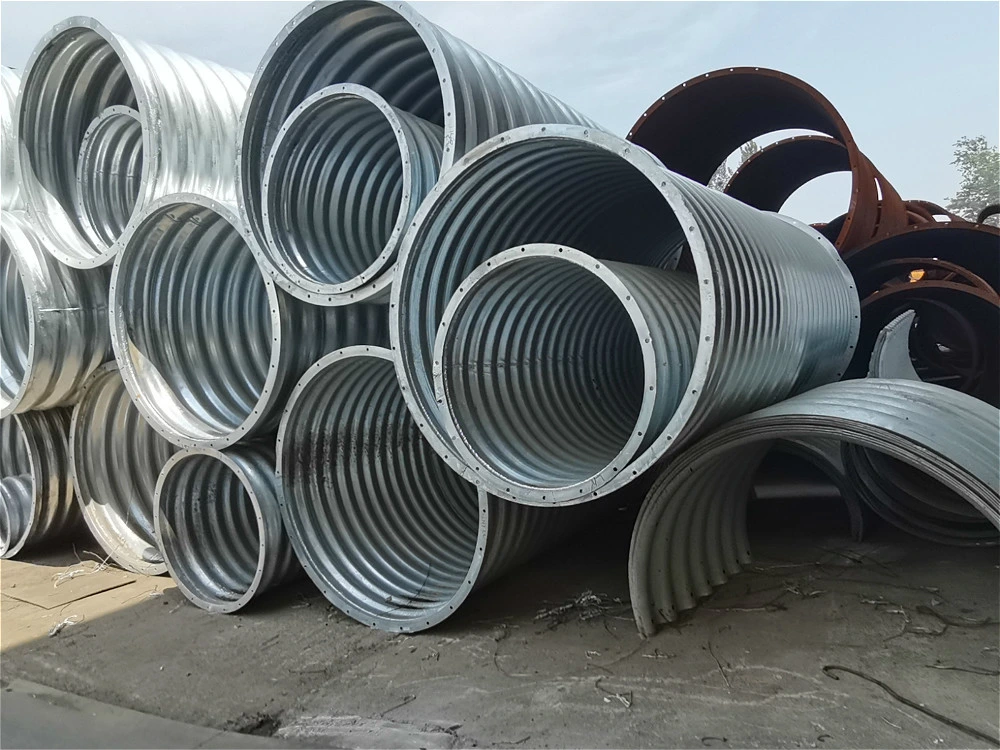 Galvanized corrugated culvert is economical and convenient