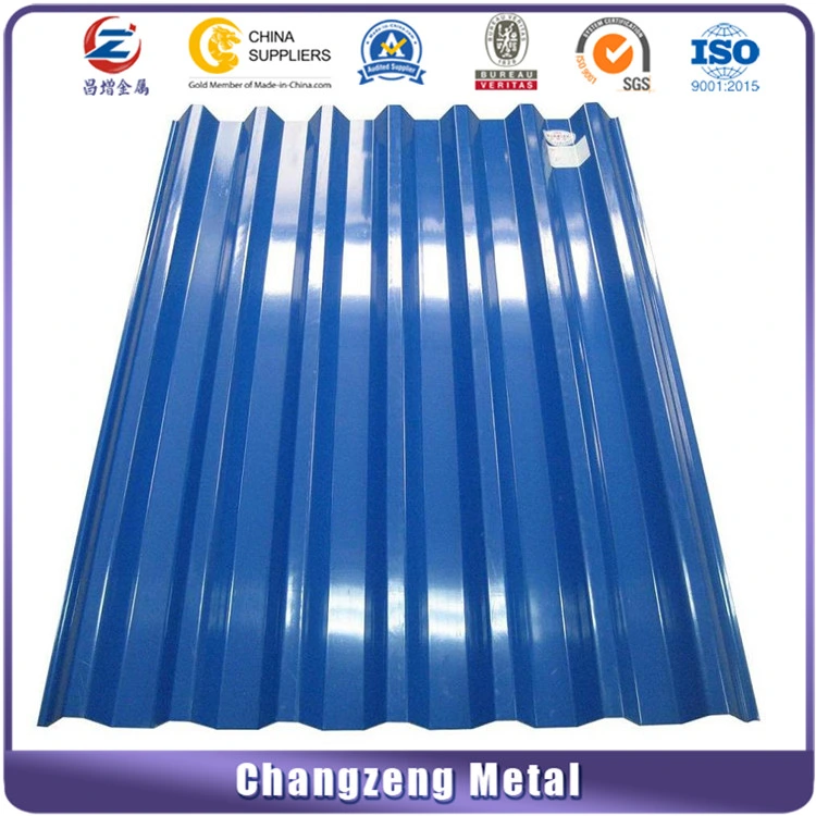 Corrugated color coated steel roof panel price