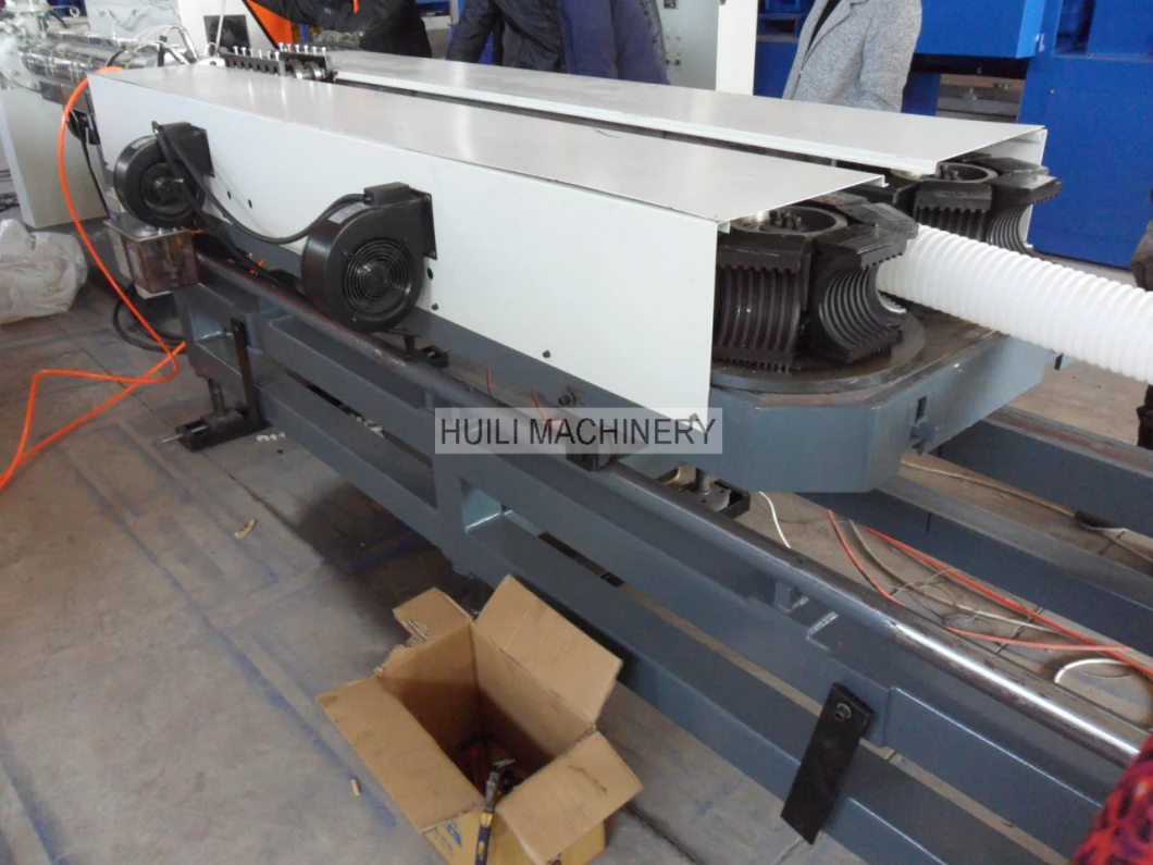 HDPE Double Wall Corrugated Drain Pipe Machinery, Water Cooling Plastic HDPE Corrugated Tube Making Machine Dwc Pipe Extrusion Machinery