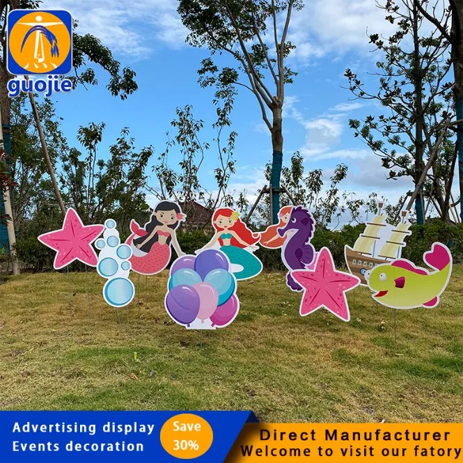 Outdoor Blank Lawn Coroplast Boy Happy Birthday Custom Letters Yard Sign Corrugated Plastic