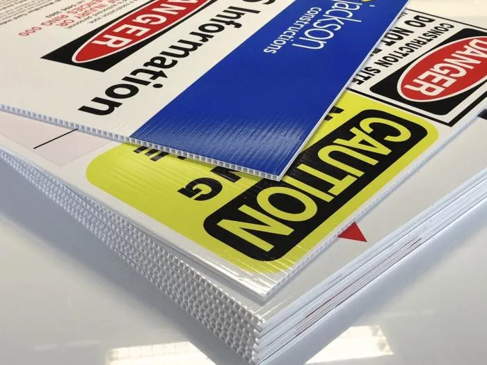 PP Material Corrugated Plastic Board Printing Coroplast Yard Signs