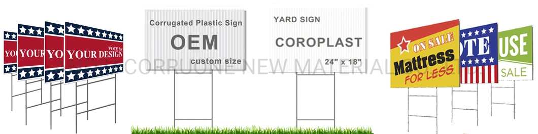 Coroplast Corflute Correx PP Corrugated Plastic Sheets