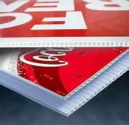 PP plate logo corrugated plastic protective plate Coroplast groove logo
