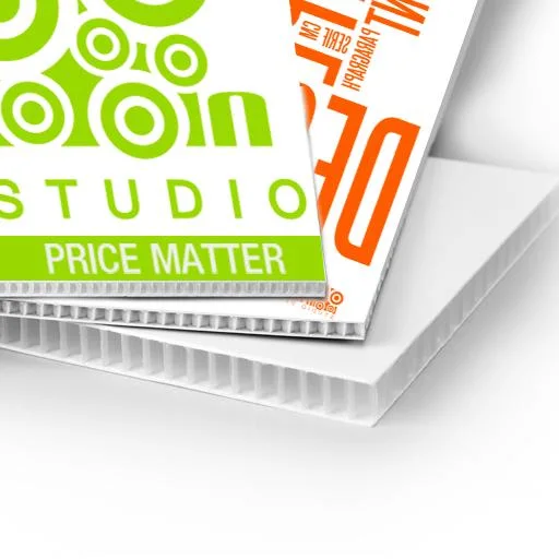 Coroplast Yard Logo Printing on PP Material Corrugated Plastic Sheet