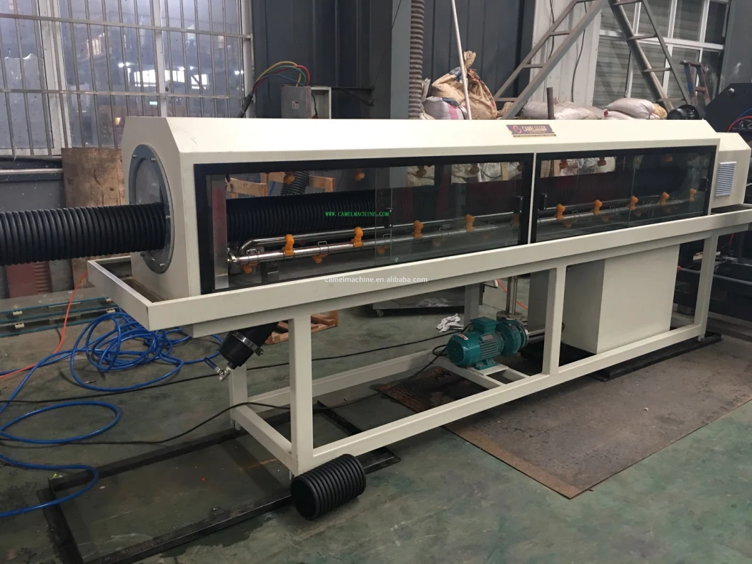 Automatic Double Wall Corrugated Plastic Pipe Extrusion Production Line