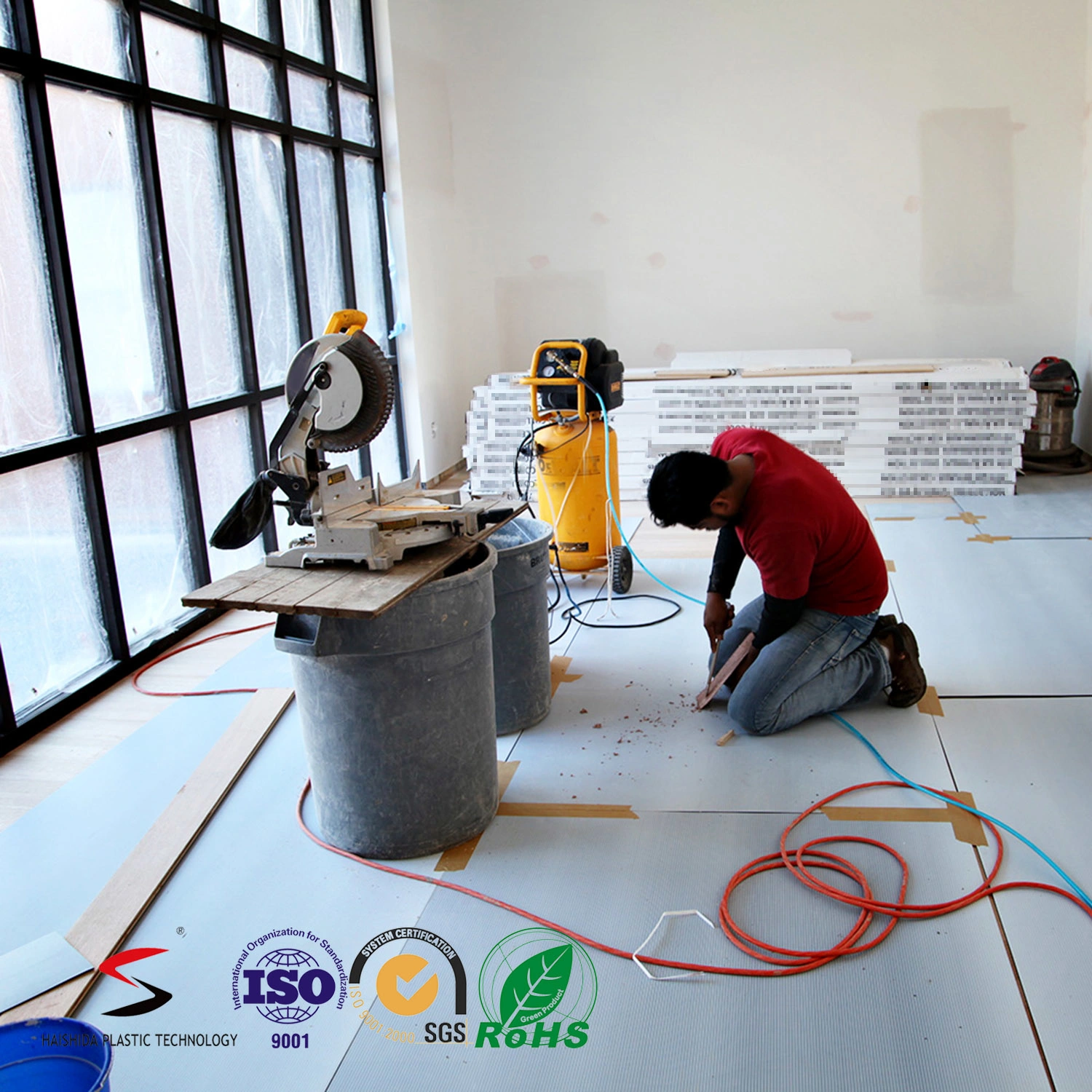 Building Material Logo Printing PP Correx Coroplast Corflute Plastic Sheet Floor Protection