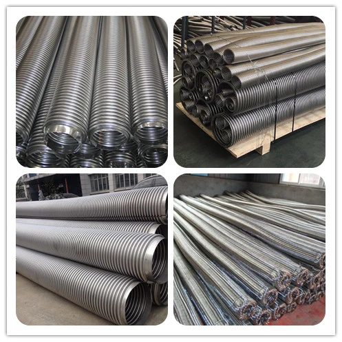 High Quality Flexible Convoluted Corrugated Metal Hose Pipe with Male Female Fittings