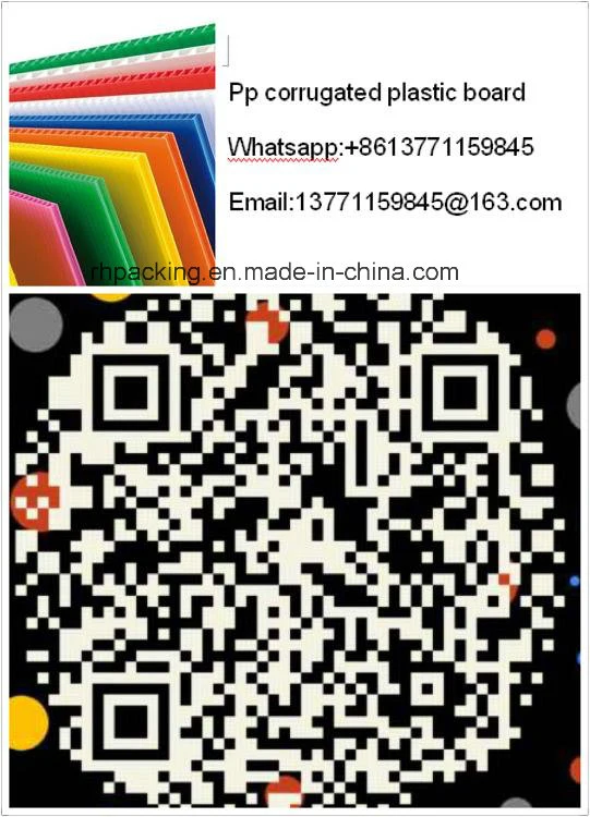 High Quality Corrugated PP Sheet/Flute Sheet/Corrugated Plastic Sheet Manufacturer